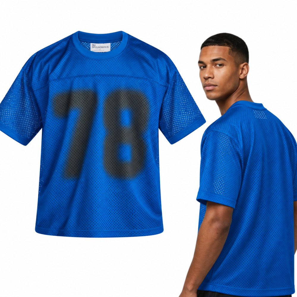 All-Over Print Mesh Football Jersey