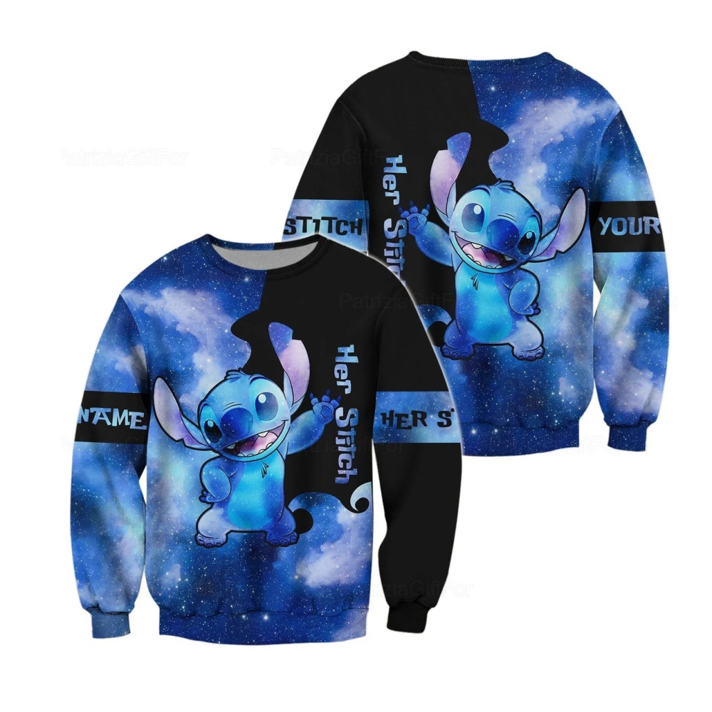 All-over Print Long Sleeve Sweater